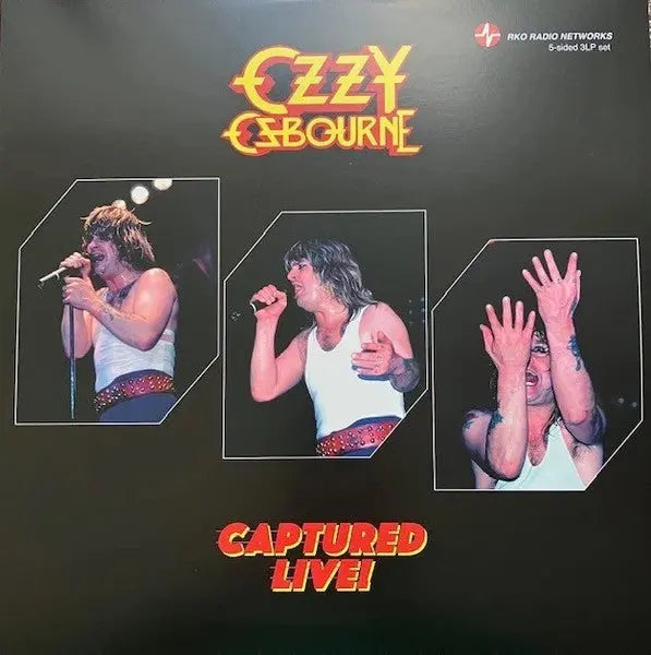 Ozzy Osbourne - Captured Live! [3LP] Limited Black Vinyl, Gatefold