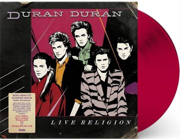 DURAN DURAN RELIGION レコード Duran Duran - Live Religion [LP] Limited Ruby Red Colored Vinyl