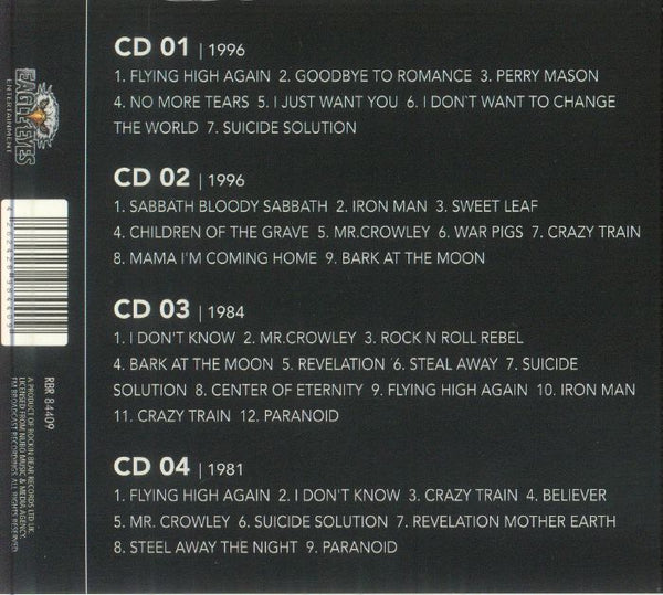 激レアマストゲット！OZZY OSBOURNE CD８枚セット Diamond Supply CO. 💎 x Ozzy Osbourne- Diary Of A Mad Man