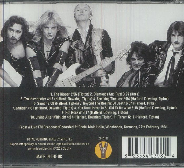 Judas Priest - Germany 1981 [CD] Limited Compact Disc (import