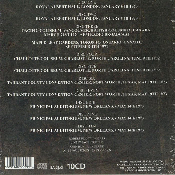 Led Zeppelin - Dazed And Confused- Live [10CD] Limited Box Set