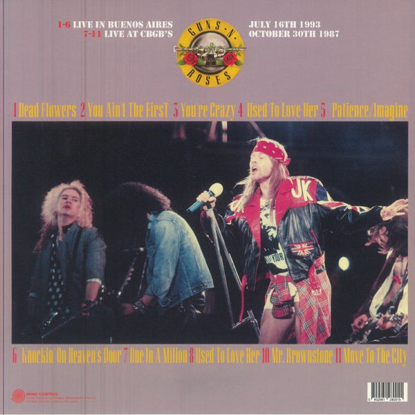 Guns N' Roses - Alternative Unplugged [LP] Limited Black Vinyl