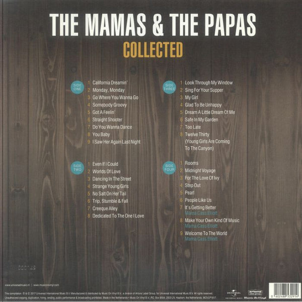 Mamas & The Papas, The - Collected [2LP] Limited Blue Colored