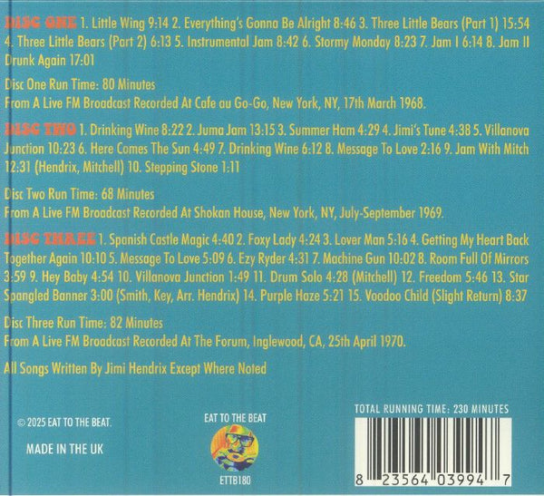 Jimi Hendrix - Transmission Impossible [3CD] Limited Box Set