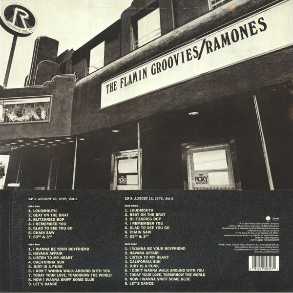 Ramones - Live At The Roxy August 12, 1976 [2LP] Limited 50th