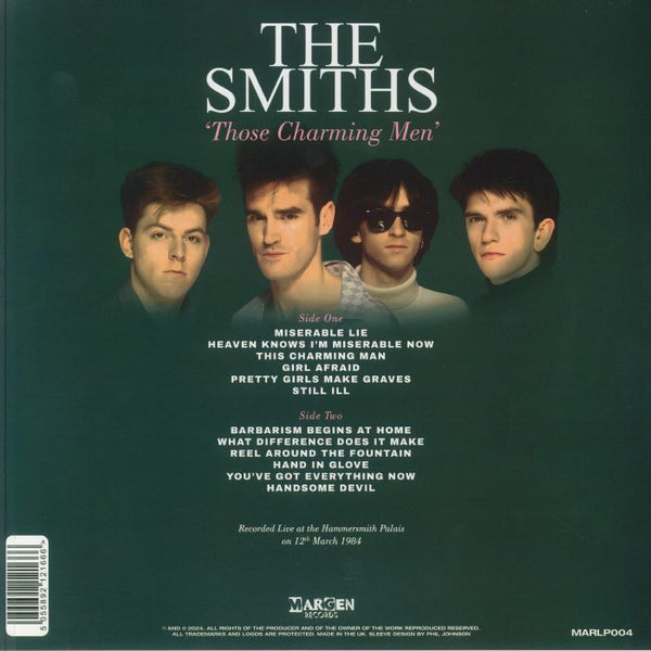 Smiths, The - Those Charming Men [LP] Limited Green Colored Vinyl