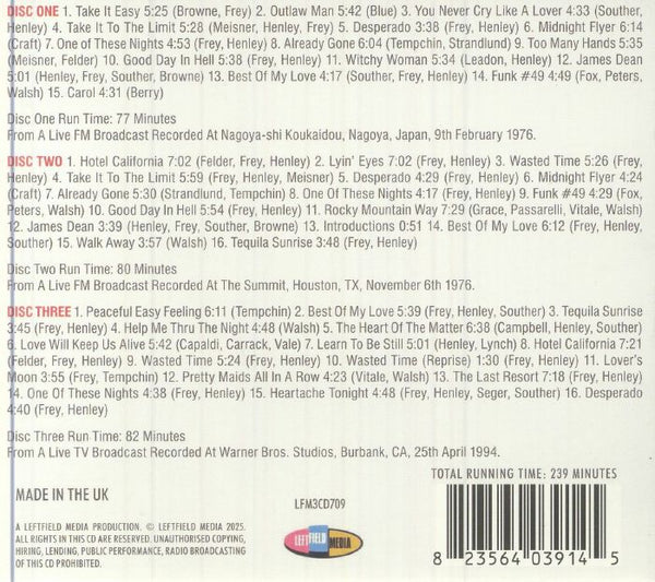 Eagles - The Classic Broadcast Collection [3CD] Limited Edition