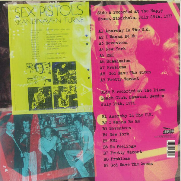 Sex Pistols - Sweden Heaven And Hell [LP] Limited Pink Colored