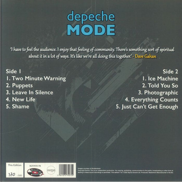 Depeche Mode - Photographic Memories [LP] Limited Hand Numbered