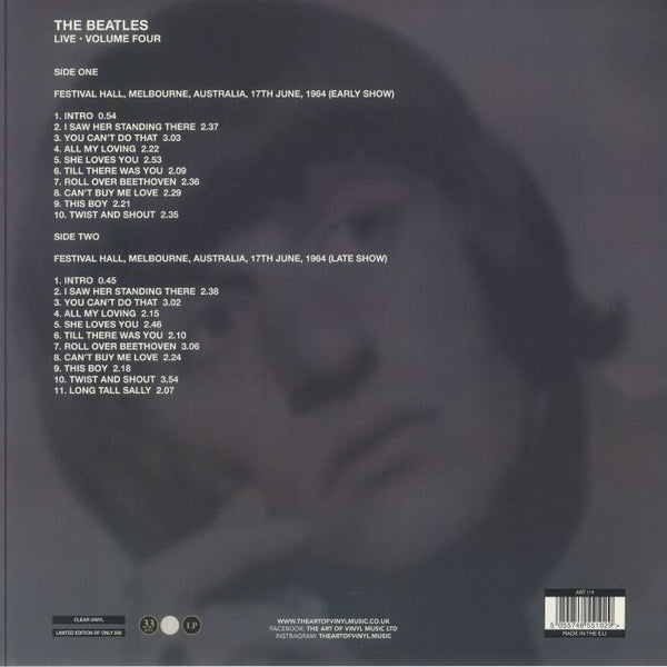 The Beatles Live! 他全4セットライブ盤 The Beatles Vs. The Four Seasons LP (Vee-Jay DX-30, 1964