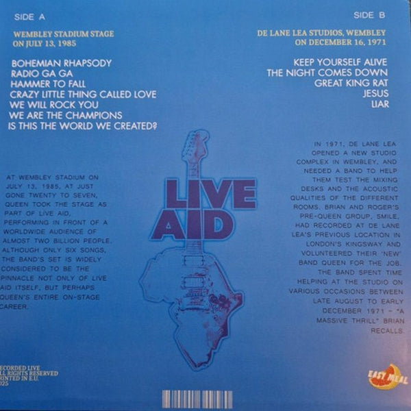 Queen - Live Aid [LP] Limited Black VInyl (import) – Hot Tracks