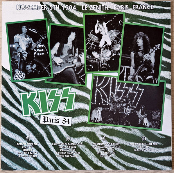 Kiss - Paris 84 [2LP] Limited White Colored Vinyl (corner dent