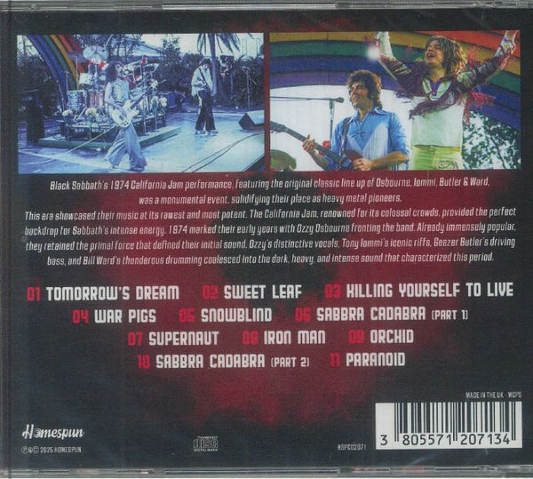 Black Sabbath - The Legendary California Jam 1974 [CD] Limited