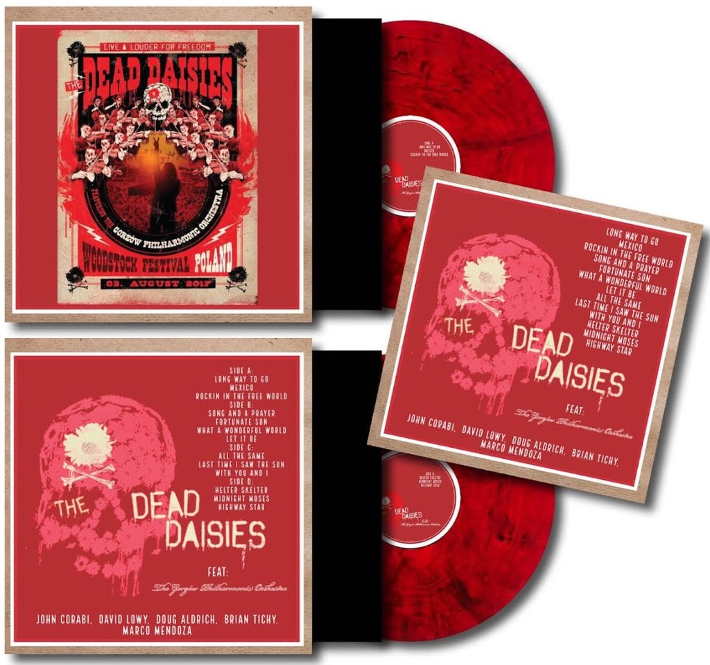 Dead Daisies -Woodstock Festival Poland [2LP] Limited Red Marbled Colored Vinyl, Insert (import)