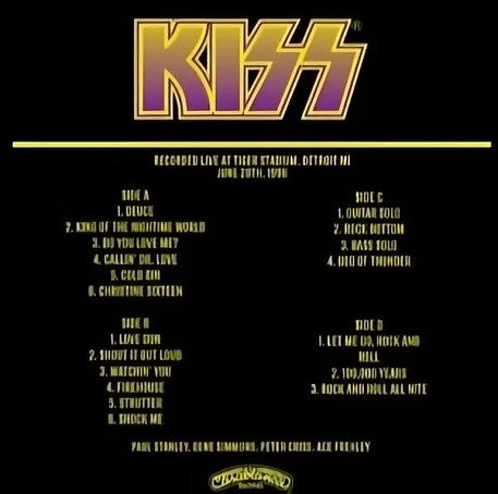 Kiss - On Tour June 28th 1996 [2LP] Limited Yellow Colored