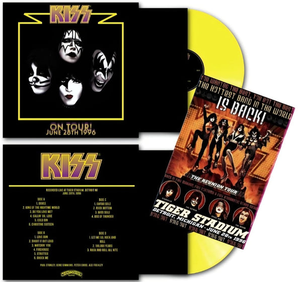 Kiss - On Tour June 28th 1996 [2LP] Limited Yellow Colored