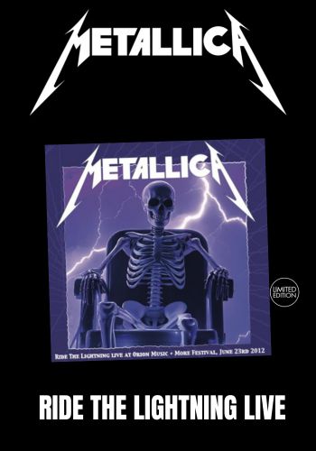 メタリカ llica Live ライブ CD RIDE BLACK 12 Metallica - Ride The Lightning Live [2LP] Limited 180gram