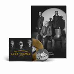 John Carpenter, Cody Carpenter & Daniel Davies - Lost Themes IV: Noir [LP+7''] Tan & Black Marble Vinyl, 7'' feat. bonus track & screen printed B-side, limited