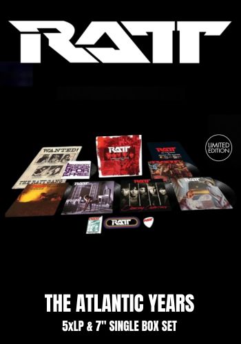 Ratt - The Atlantic Years [5LP+7'' Box] (180 Gram, lift-top box, 12 page replica tour book, Wanted poster, bumper sticker, guitar pick, replica backstage pass, limited to 4000)
