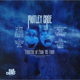 Motley Crue - Theatre Of Pain '85 Tour [2LP] Limited Clear Smoke Colored Vinyl, Gatefold (import)