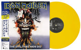 Iron Maiden -The Evil That Men Do [LP] Limited Yellow Colored Vinyl, OBI, Insert (import)