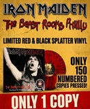 Iron Maiden - The Beast Rocks Philly [LP] Limited Red & Black Splatter Colored Vinyl, Numbered (import)