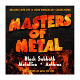 Masters Of Metal - Black Sabbath- Metallica - Anthrax [3CD] Limited Box Set (import)