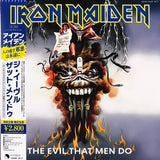 Iron Maiden -The Evil That Men Do [LP] Limited Yellow Colored Vinyl, OBI, Insert (import)
