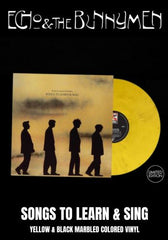 Echo & The Bunnymen - Songs To Learn & Sing [LP] Limited Yellow & Black Marble Colored Vinyl