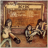 AC/DC - Dirty Deeds Done Dirt Cheap [LP] Limited Black Vinyl (Australian Cover) (import)