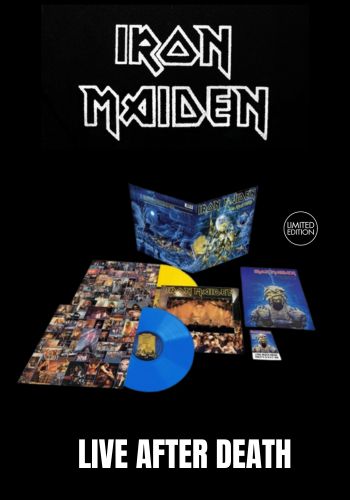 Iron Maiden - Live After Death [2LP] Limited 40th Anniversary Blue & Yellow Colored Vinyl (import)