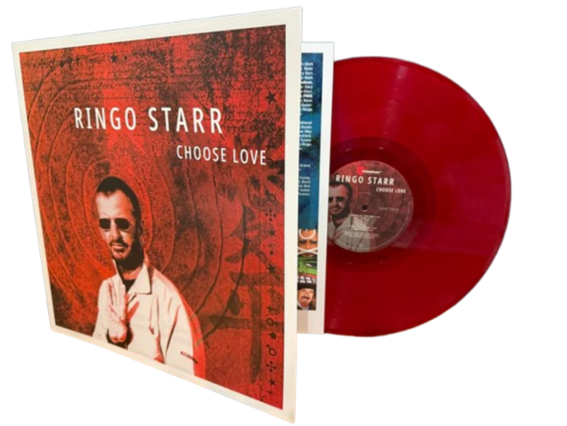 希少 E PETERSON RINGO ジョージピーターソン Ringo Starr - Choose Love [LP] Limited 20th Anniversary Ruby Red