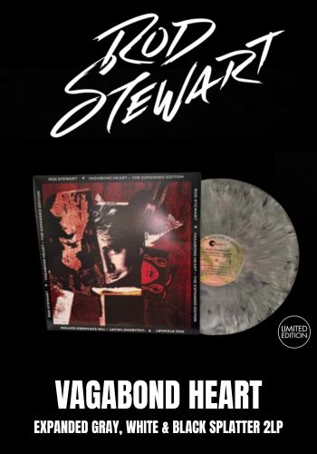 Rod Stewart - Vagabond Heart (Expanded Edition) [2LP] Limited Gray, White & Black Splatter Colored Vinyl
