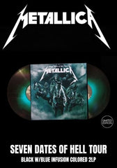 Metallica - Seven Dates Of Hell Tour[2LP] Limited Black W/ Blue Infusion Colored Vinyl, Gatefold (import)