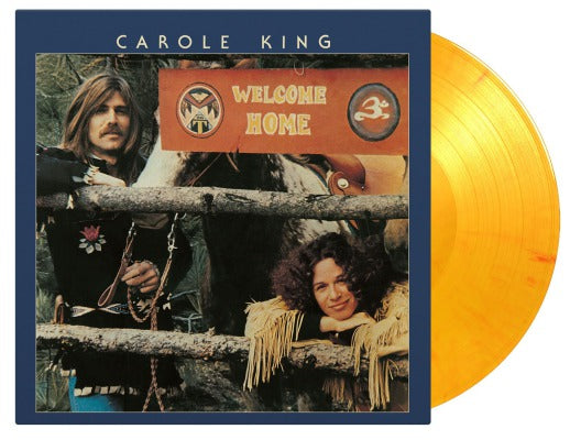 Carole King - Welcome Home [LP] (LIMITED FLAMING COLORED 180 Gram Audiophile Vinyl, 4 page booklet with lyrics, gatefold, numbered to 1500)