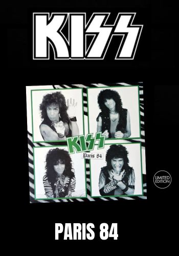 Kiss - Paris 84 [2LP] Limited White Colored Vinyl (corner dent