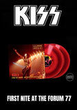 Kiss - FIrst Nite At The Forum 77 [2LP] Limited Red & Black Mix Colored Vinyl, Gatefold (import)