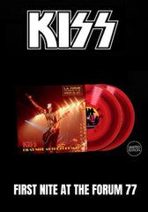 Kiss - FIrst Nite At The Forum 77 [2LP] Limited Red & Black Mix Colored Vinyl, Gatefold (import)