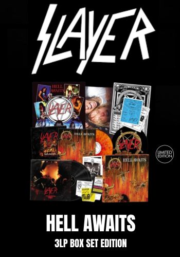Slayer- Hell Awaits [3LP Box Set] Limited 40th Anniersary, Book, Ticket, Poster, Slipmat & More (import)