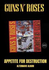 Guns N' Roses- Appetite For Destruction: Alternative Album [LP] Limited Random Colored Vinyl (import)