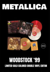 Metallica - Woodstock 99 [2LP] Limited Gold Colored Vinyl, Numbered, Gatefold (import)