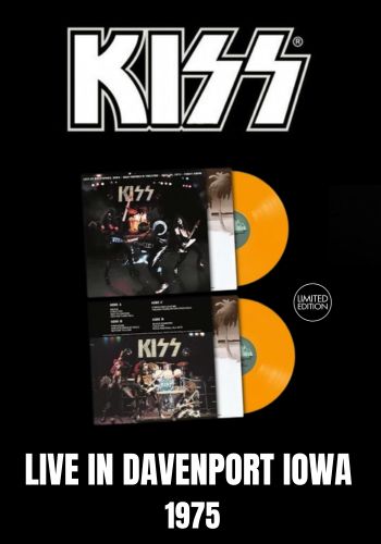 Kiss - Live In Davenport, Iowa 1975 [2LP] Limited Orange Colored Vinyl (import)