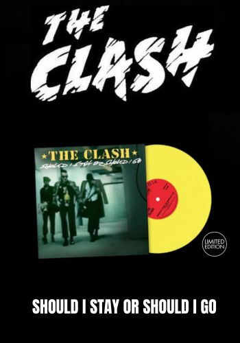 Clash, The - Should I Stay Or Should I Go [7"] Limited Sunshine Yellow Colored Vinyl (import)