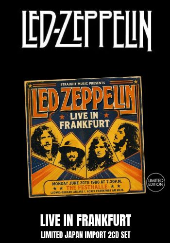 Led Zeppelin - Live In Frankfurt [2CD] Limited Compact Disc, OBI Strip(import)