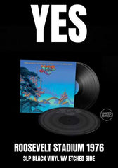 Yes - Roosevelt Stadium, Jersey City 17 June 1976 [3LP] Limited Vinyl, Etched Side