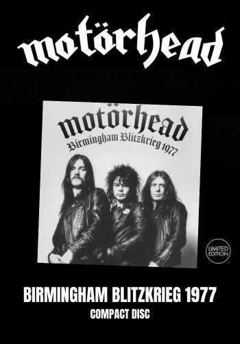 Motorhead - Birmingham Blitzkrieg 1977 [CD] Limited Compact Disc (import)