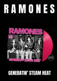 Ramones - Generatin' Steam Heat [LP] Limited Pink Colored Vinyl (import)