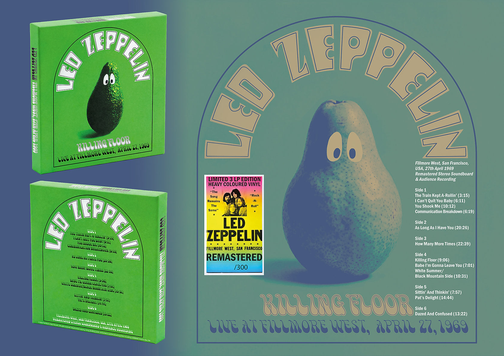 Led Zeppelin - Killing Floor [3LP Box] Limited Colored Vinyl