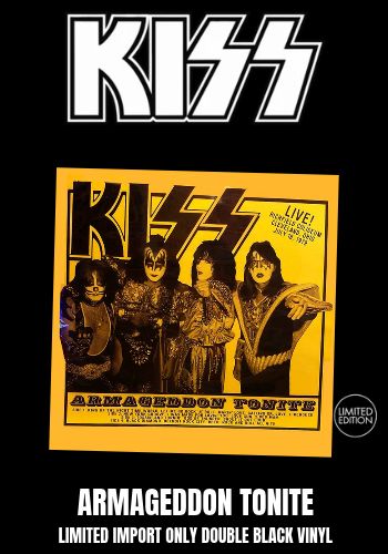 Kiss - Armageddon Tonite [2LP] Limited Black Vinyl (import)
