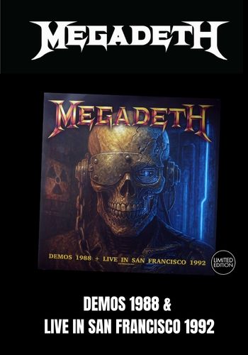 Megadeth - Demos 1988 & Live In San Francisco 1992 [LP] Limited